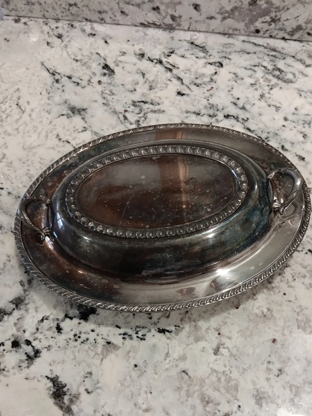 Vintage Avon Rogers Silverplate Serving Tray